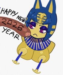 ankha from animal crossing by hasselnut