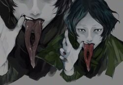 coat guy (no, i'm not a human) from no, i'm not a human by donpidayo