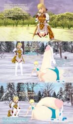 1futa 2girls 3d balls blonde_hair cock_vore cum cum_digestion cum_disposal dripping_cum english_text female fimbulvetr_(fire_emblem) fire_emblem fire_emblem_heroes fjorm_(fire_emblem) futanari huge_balls huge_cock hyper hyper_balls hyper_penis intersex koikatsu nintendo penis sharena_(fire_emblem) text vore xavierhuge