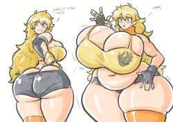 yang xiao long from rwby by donut doodles