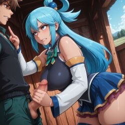 aqua (konosuba) from kono subarashii sekai ni shukufuku wo! by echodantalian