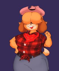 isabelle (animal crossing) fan art