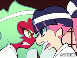 2d 2d_animation 4girls accurate_art_style angel animated areola areolae artstyle_imitation ass ass_grab balls blowjob blowjob_face blue_eyes boobjob breasts bubble_ass bubble_butt caught cock competition competitive competitive_sex cowgirl_position dark-skinned_male demon demon_girl english_dialogue english_voice_acting erection fellatio female female_focus female_penetrated green_hair group group_sex handjob happy happy_female happy_sex horn horns hug human kneesocks_daemon labia labia_majora labia_minora large_ass large_breasts large_butt legs legs_apart legs_held_open legs_spread legs_up long_hair long_video longer_than_one_minute looking_at_another looking_at_partner looking_at_penis looking_at_viewer looking_back looking_pleasured male male/female male_penetrating male_penetrating_female mimihungva moan moaning moaning_in_pleasure moans multiple_boys multiple_females multiple_girls multiple_males multiple_penises nails nails_painted nipples no_bra no_panties nude nude_female official_style one_leg_up oral oral_sex paizuri panty_&_stocking_with_garterbelt panty_anarchy penis pixiewillow pleasure pleasure_face pleasured pleasured_face pleasured_female purple_hair purple_nail_polish purple_nails pussy pussy_juice red_body red_skin riding riding_penis rivals scanty_daemon sex side_fuck sound sound_effects spiral_eyes stocking_anarchy stockings sucking sucking_penis suoiresnu surrounded_by_penises tagme tail thighhighs titjob uncensored upskirt vagina vaginal_penetration vaginal_sex very_long_hair video voice_acted