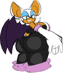rouge the bat from sonic (series) by zom bur