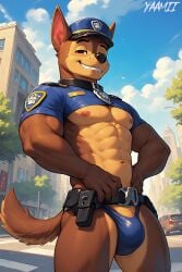 chase (paw patrol) from nickelodeon by yaamii