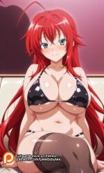 rias gremory from high school dxd by lewdxbytes