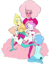 5girls alien anal_insertion anal_object_insertion ass blue_pearl_(steven_universe) buttplug cartoon_network cuckquean diamond_authority dildo double_dildo female female_only fivesome gem_(species) group_sex multiple_girls orgy pale pearl_(steven_universe) pikolo82 pink_diamond_(steven_universe) pink_pearl_(steven_universe) sex sex_toy short_hair size_difference small_breasts smile spread_legs steven_universe vaginal_insertion vaginal_penetration volleyball_(steven_universe) white_background yellow_pearl_(steven_universe) yuri