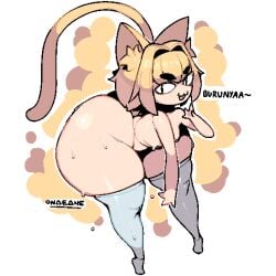 1girls 2025 2d 2d_(artwork) 2d_artwork :3 animal_ear_fluff animal_ears animal_humanoid animal_tail artist_name ass_bigger_than_head bangs bare_shoulders big_ass big_butt big_thighs black_eyes blonde_female blonde_hair bottom_heavy bottom_heavy_female breasts bubble_ass bubble_butt cat_ears cat_eyes cat_girl cat_humanoid cat_tail catgirl collarbone curvaceous curvaceous_female curvaceous_figure curves curvy curvy_body curvy_female curvy_figure curvy_hips english english_text feline female female_only full_body gigantic_ass gigantic_butt hi_res huge_ass huge_butt huge_thighs large_ass large_butt large_thighs leggings legwear light-skinned_female light_skin naked naked_female neco-arc nude nude_female nudity onaeane pasties pixel_(artwork) pixel_art pointy_ears round_ass round_butt shiny shiny_skin short_hair small_breasts smooth_skin solo solo_female stockings sweat sweatdrop sweating sweaty sweaty_ass sweaty_body tail thick thick_ass thick_hips thick_legs thick_thighs thigh_highs thighhighs thighs tsukihime type-moon voluptuous voluptuous_female watermark wide_hips