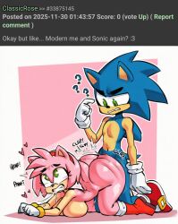 amy rose from sonic (series) by kimmythefem