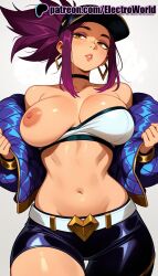 akali from k/da (league of legends) by electroworld