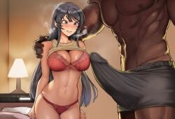 sakurajima mai from seishun buta yarou wa bunny girl senpai no yume wo minai by zeulzin