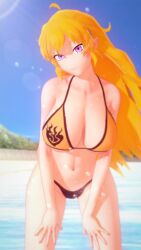 yang xiao long from rwby by nyxxzeiss