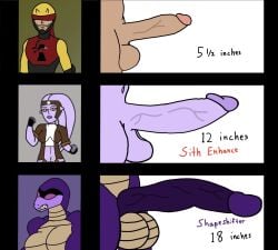 1boy 2girls alien alien_girl alien_humanoid beard beard_stubble belt big_breasts blind blind_peacock_(blindpeacockdraws) blind_peacock_draws blind_peacock_draws_(artist) blindfold blindfolded blue_eyes breasts clothed cock cock_and_balls cock_chart cock_growth cock_size cock_size_difference cock_worship crop_top dick dick_size ebony ebony_female fit fit_female force_user futanari gloves horns jacket lacetra_(blindpeacockdraws) lacetra_(reptile)_(blindpeacockdraws) masked masked_male monster monster_cock monster_form monster_girl muscles muscular muscular_female naked orange_hair original original_art original_artwork original_character original_characters penis penis_chart penis_head penis_size_chart penis_size_comparison penis_size_difference phalix_(blindpeacockdraws) pink_hair purple_eyes pussy pussy_lips pussy_peek red_eyes reptile_form reptile_girl reptile_monster_form reptile_penis scales scaly_balls scaly_body scaly_breasts scaly_skin scar_on_face scars scars_all_over sharp_teeth shirt sith sith_eyes star_wars star_wars_oc star_wars_original_character superhero supervillainess tagme tip tip_peeking twi'lek twintails vein veins veins_on_dick veiny veiny_penis yellow_eyes