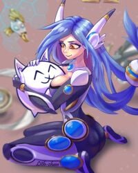 cat (battle cats) from galaxy gals by lith-chan
