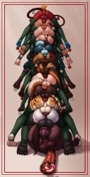 2025 absurd_res alma_(seraziel) anal anal_knotting anal_sex animal_genitalia animal_humanoid animal_penis anthro ass ass_stack balls big_balls biped black_body black_fur black_tail bodily_fluids brown_body brown_fur brown_penis brown_stripes brown_tail bryn_(seraziel) butt_stack buttplug buttplug_in_ass buttplug_insertion candy_cane_in_penis chino_(seraziel) chloe_(seraziel) choco_sarina_(seraziel) christmas christmas_clothing christmas_tree_position christmas_tree_topper chu_(seraziel) clothing clyde_(seraziel) countershade_butt countershade_crotch countershade_feet countershade_fur countershade_legs countershade_scales countershade_tail countershading demon digitigrade equid equine equine_genitalia equine_penis erection feet feet_in_air felid foreshortening fur genital_fluids genitals gira_(seraziel) glans green_clothing green_legwear green_thigh_highs group group_sex hi_res holidays hooves horse horsecock human humanoid humanoid_feet humanoid_genitalia humanoid_penis hyena klara_(seraziel) knot knotted_penis knotting legwear light light_body light_skin lighting lizard_humanoid lizard_tail male male/male male_anthro male_human male_humanoid male_only mammal markings medial_ring mostly_nude object_in_ass orange_body orange_fur ornament pantherine pawpads penetration penile penile_penetration penis penis_in_ass penis_size_difference plantigrade plug_(sex_toy) plug_insertion precum red_penis reptile reptile_humanoid sarina_(seraziel) scales scalie scalie_humanoid sera_(seraziel) seraziel sex sex_toy sex_toy_in_ass sex_toy_insertion shaded shadow signature simple_background spade_tail spotted_hyena striped_markings striped_tail stripes sweat sweaty_balls sweaty_butt sweaty_feet sweaty_genitalia sweaty_penis sweaty_toes tail tail_markings tan_body tan_fur tan_penis teal_penis thigh_highs tiger toes train_position unguligrade white_background white_body white_fur white_tail zel_(seraziel)