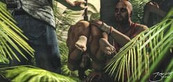 3d badgersfm bondage far_cry female jungle lara_croft lara_croft_(survivor) male outdoors pussy rape tomb_raider vaas_montenegro