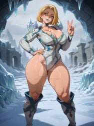 emma frost from hellfire club by stellarisscea