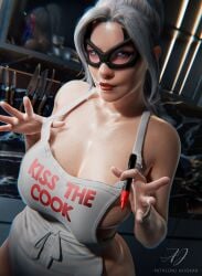 1girls 2026 3d 3d_(artwork) alluring apron apron_only big_breasts black_cat_(insomniac) black_cat_(marvel) blue_eyes breasts curvaceous curvaceous_body curvaceous_female curvaceous_figure curvaceous_hips curvy curvy_body curvy_female curvy_figure curvy_hips enticing felicia_hardy female hips huge_breasts jokar kiss_the_cook kitchen large_breasts light-skinned_female light_skin looking_at_viewer marker marvel marvel_comics mask masked masked_female massive_breasts perky_breasts ponytail red_lipstick red_marker seducing seductive seductive_look sfw shiny shiny_skin spider-man_(insomniac_series) spider-man_(series) superheroine teasing teasing_viewer temptation tempting tempting_viewer thick thick_breasts thick_hips thick_thighs voluptuous voluptuous_female white_hair white_skin wide_hips