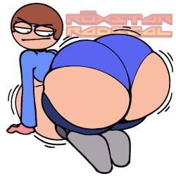 1boy ambiguous_prey ass big_ass big_butt black_eyes brown_hair butt dave_(moldygh) dave_and_bambi_mod fat_ass fat_butt friday_night_funkin friday_night_funkin_mod huge_ass huge_butt hyper hyper_belly hyper_butt looking_back male male_pred male_with_breasts roxstarradical thick_ass thick_butt transparent_background underwear vore vore_belly