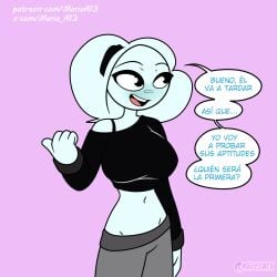 carla en la oficina fan art