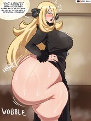 cynthia (pokemon) from game freak by za barro