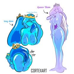 king slime (terraria) from terraria by cortexart