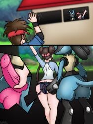 lucario from pokemon by hyoreisan