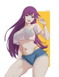 senjougahara hitagi from bakemonogatari by melowh