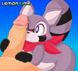 rambley raccoon from indigo park by lemonlime