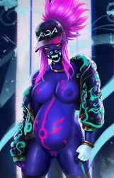 akali from k/da series by dandon fuga