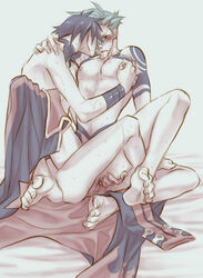 anal cape gay kamina male nude on_lap penis sex simon_(tengen_toppa_gurren_lagann) spread_legs tagme tengen_toppa_gurren_lagann yaoi