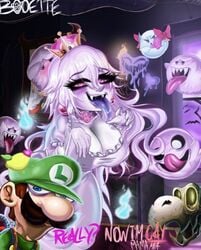 boo_(mario) boosette dry_bones lady_bow luigi luigi's_mansion male mario_(series) new_super_mario_bros._u_deluxe nintendo paper_mario tagme tudduls