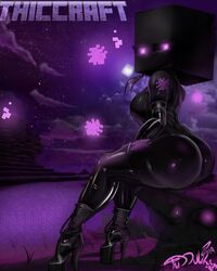enderman from minecraft by tudduls