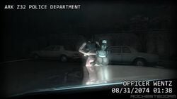 3d animated arms_behind_back astral_chain bouncing_ass bouncing_breasts camera_view dashboard female jiggle male marie_wentz no_sound police police_car police_hat police_officer police_uniform policewoman rape rochestedorm tagme timestamp video