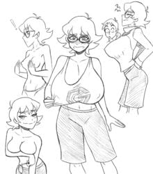 1girls breast_expansion breasts female huge_breasts hyper_breasts mindwipe pidge_gunderson planetofjunk tagme voltron voltron:_legendary_defender