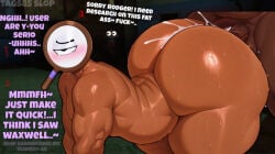 ai_generated dandy's_world fat_ass gay rodger_(dandy's_world) tagme