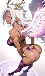 ai_art ai_generated ai_generated_art ai_generated_image aikunoichi anime ass bikini boobs booty bra butt dynamic_angle dynamic_pose ecchi hentai huge_ass huge_boobs huge_breast jouryuu lace lace-trimmed_bra lace-trimmed_panties lace-trimmed_thighhighs lace_trim lewd lingerie mato_seihei_no_slave nsfw pantie panties patreon rule34 sexy sexy_body sexy_female sexy_pose sfw