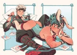 izuku_midoriya katsuki_bakugou la_bordeliere