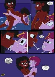 2boys 2girls aged_up ass balls black_eyes black_hair blonde blonde_female blonde_hair breasts brown_hair bubbles_(powerpuff_girls) butt cartoon_network chocolate_and_vanilla comic comic_page crossover cum_in_mouth cum_swap cum_swapping dark-skinned_female dark-skinned_male dark_skin dialogue fanfiction female foursome interracial interracial_sex kissing light-skinned_female light-skinned_male light_skin long_hair lovin_sis male mike_(xierra099) mike_believe missionary_position naked naked_female naked_male nipples nude nude_female nude_male orgy penis_in_pussy powerpuff_girls sex sharing_cum testicles vaginal vaginal_sex valerie_(xierra099) xierra099