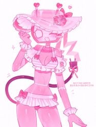 forsaken_(roblox) pink_body skirt tagme veeronica
