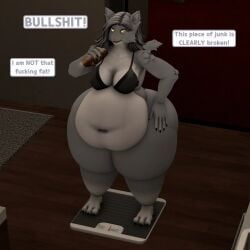 ass bbw big_ass big_breasts breasts bubble_ass bubble_butt chubby female huge_ass huge_breasts kingofthekabuto overweight queenofthekabuto tagme thick_thighs weight_gain wide_hips