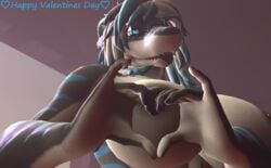 anthro glasses heart-shaped_boob_challenge large_breasts nika_sharkeh shark skrekdathird