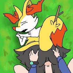 1boy 1girls anal anal_sex animated ass braixen bum bumrape female furry human interspecies male nintendo olord penis pokémon_(species) pokemon pokemon_(species) pokephilia questionable_consent straight