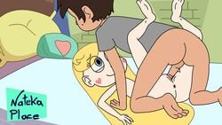 1boy 1boy1girl 1girls anus bed bedroom blonde_hair blue_eyes brown_eyes brown_hair disney marco_diaz missionary_position nateka_place nude penis pussy star_butterfly star_vs_the_forces_of_evil straight tagme teenager vaginal_penetration