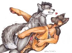 1boy 1girls 2020 anthro anthro_on_anthro anthro_penetrated anthro_penetrating anthro_penetrating_anthro ass blue_formalin bodily_fluids breasts brown_body brown_fur canid canine canis cum cum_from_pussy cum_in_pussy cum_inside cum_leaking domestic_dog duo female female_penetrated fluffy fluffy_tail fur genital_fluids genitals german_shepherd grey_body grey_fur heart herding_dog lying male male_on_top male_penetrating male_penetrating_female mammal missionary_position nude on_back on_top pastoral_dog penetration penile penile_penetration penis pussy sex simple_background straight vaginal_penetration white_background wolf