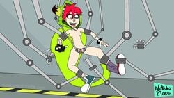 breasts cartoon_network demencia_(villainous) female nateka_place nipples nude red_hair tagme villainous