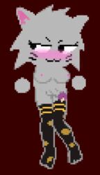 anthro balls cum furry futa_only futanari hard_pixels pixel_art