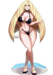 lusamine (pokemon) from game freak by angelox27
