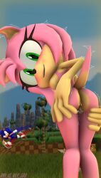 amy rose from sega by ari is very sad