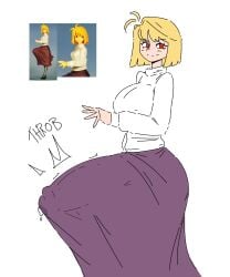 1futa ahoge arcueid_brunestud ass big_ass big_breasts big_penis blonde_hair breasts cock dickgirl enormous_penis futa_only futanari hair_intakes huge_cock hyper hyper_penis intersex large_penis long_skirt looking_at_viewer melty_blood_arcueid_figure_(meme) meme motion_lines picote picotedraws18up purple_skirt red_eyes short_hair skirt smile solo sweater throbbing throbbing_penis tsukihime turtleneck_sweater white_sweater wide_hips
